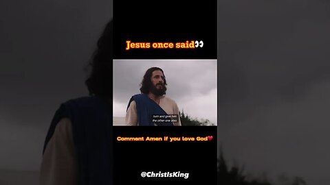 JESUS Once Said ✝️ #shorts #jesus #christianity #edit