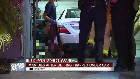 Man dies after being run over by car in Hillcrest parking garage