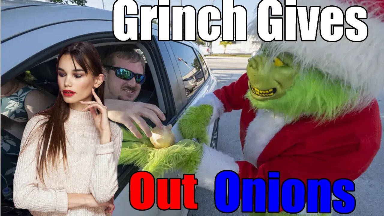 Deputy dressed as Grinch gives onions to speeding drivers Reaction