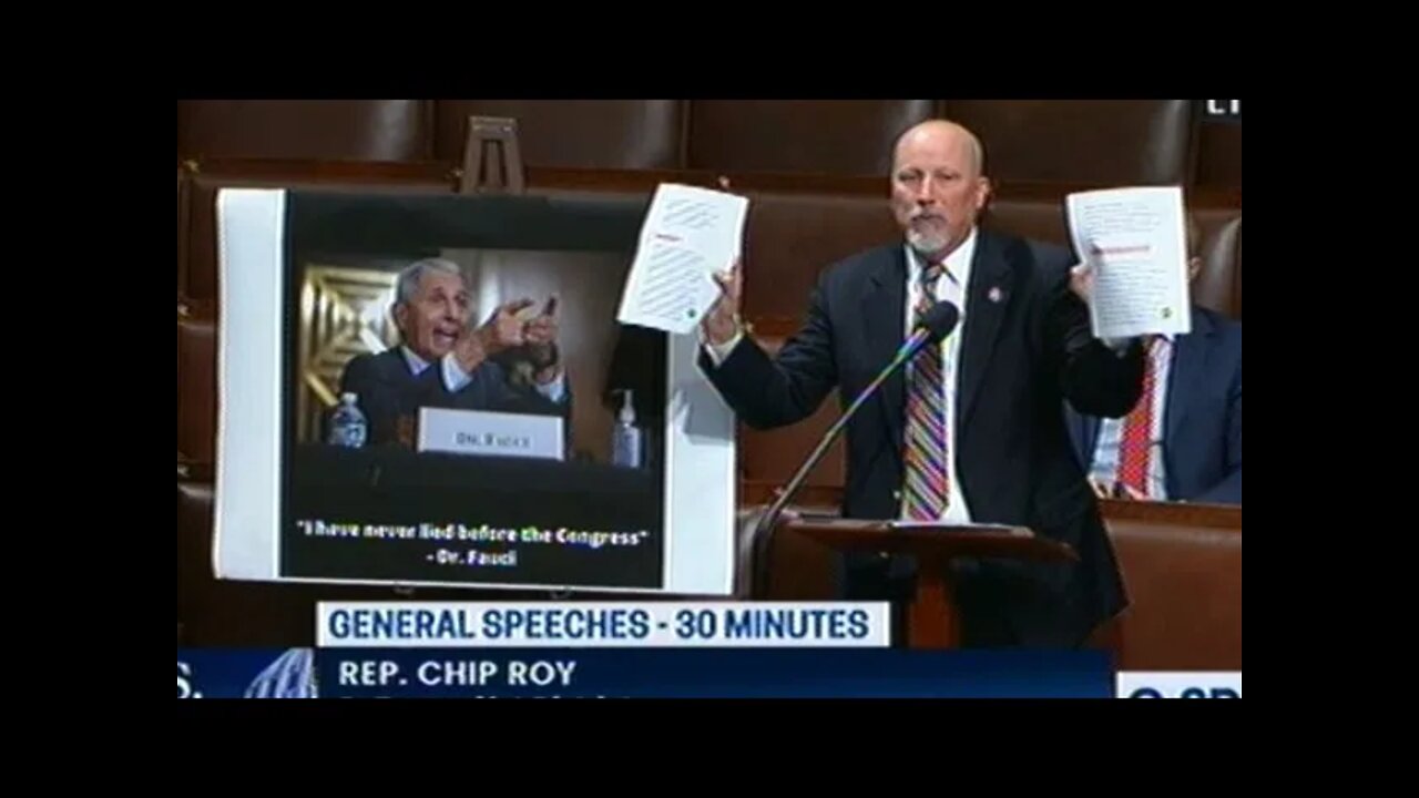 Congressman Chip Roy "Never Before Has Our Government Demanded The American People Get Vaccinated!"