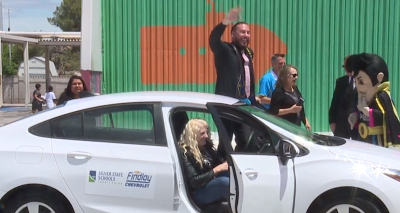 Vegas teacher awarded new car amid school district's appreciation week