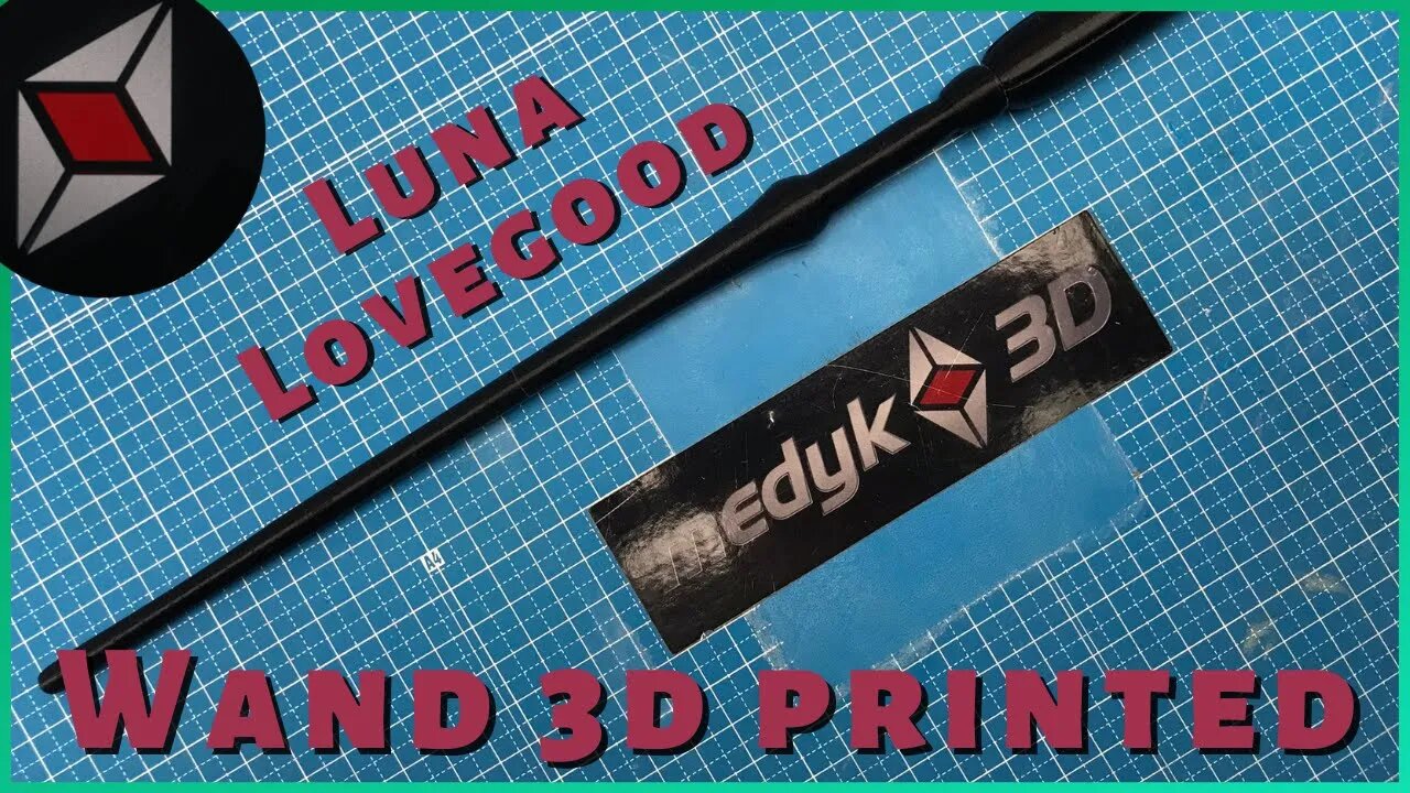 Luna Lovegood Wand 3D Printed