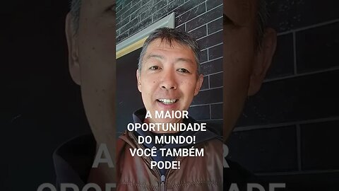 A MAIOR OPORTUNIDADE DO MUNDO! #empreendedorismo #liderança #liberdade