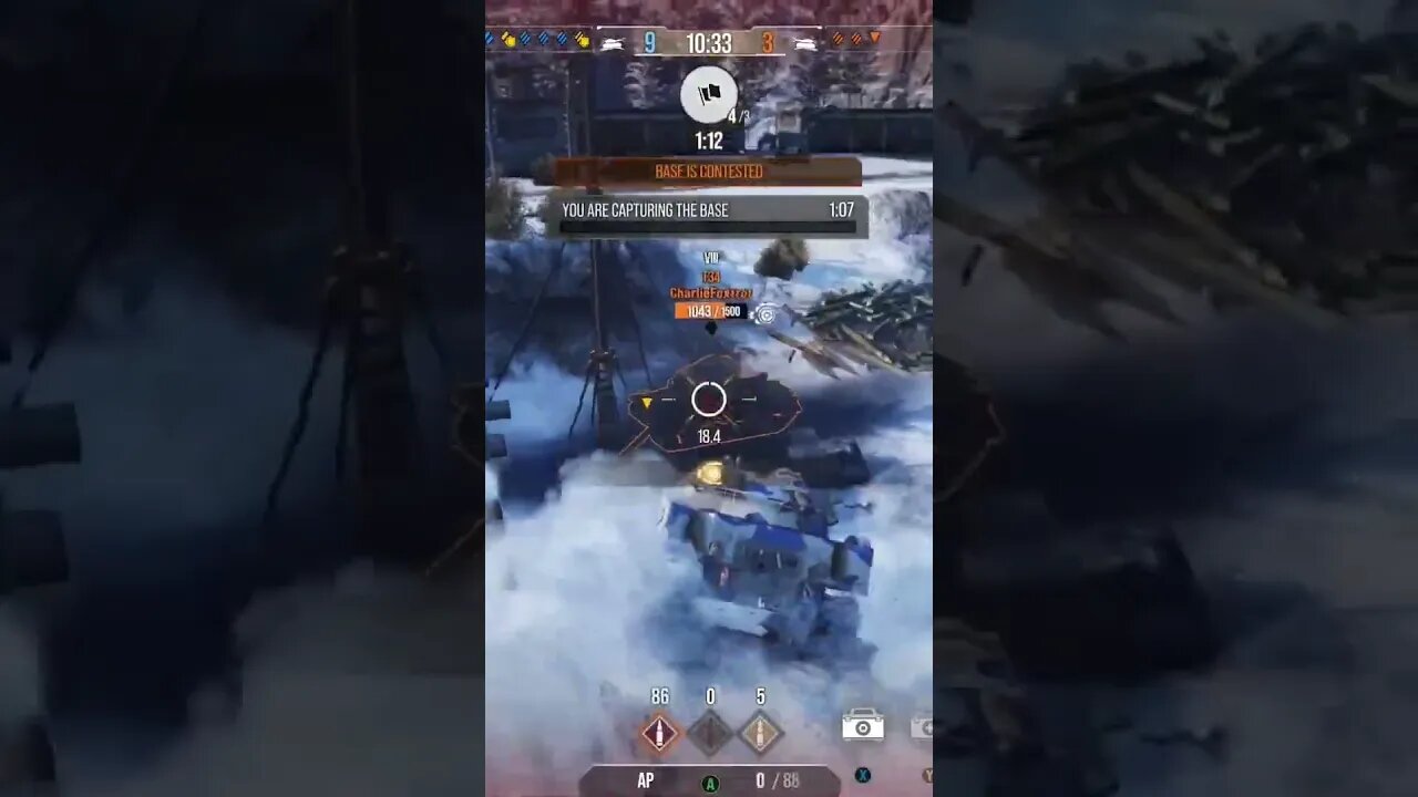 World of Tanks Xbox: Oops... accidentally rammed my friend into the enemy tank... 😂🤣