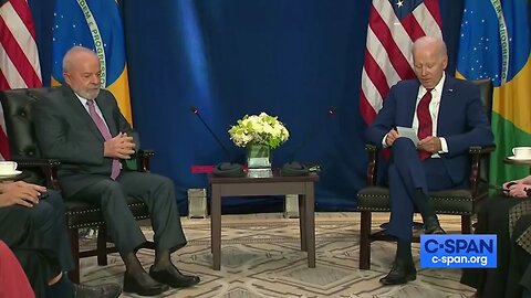 Biden, Reading Pre-Written Script, Tells Brazil Pres About Millions Of Dollars For Climate Change