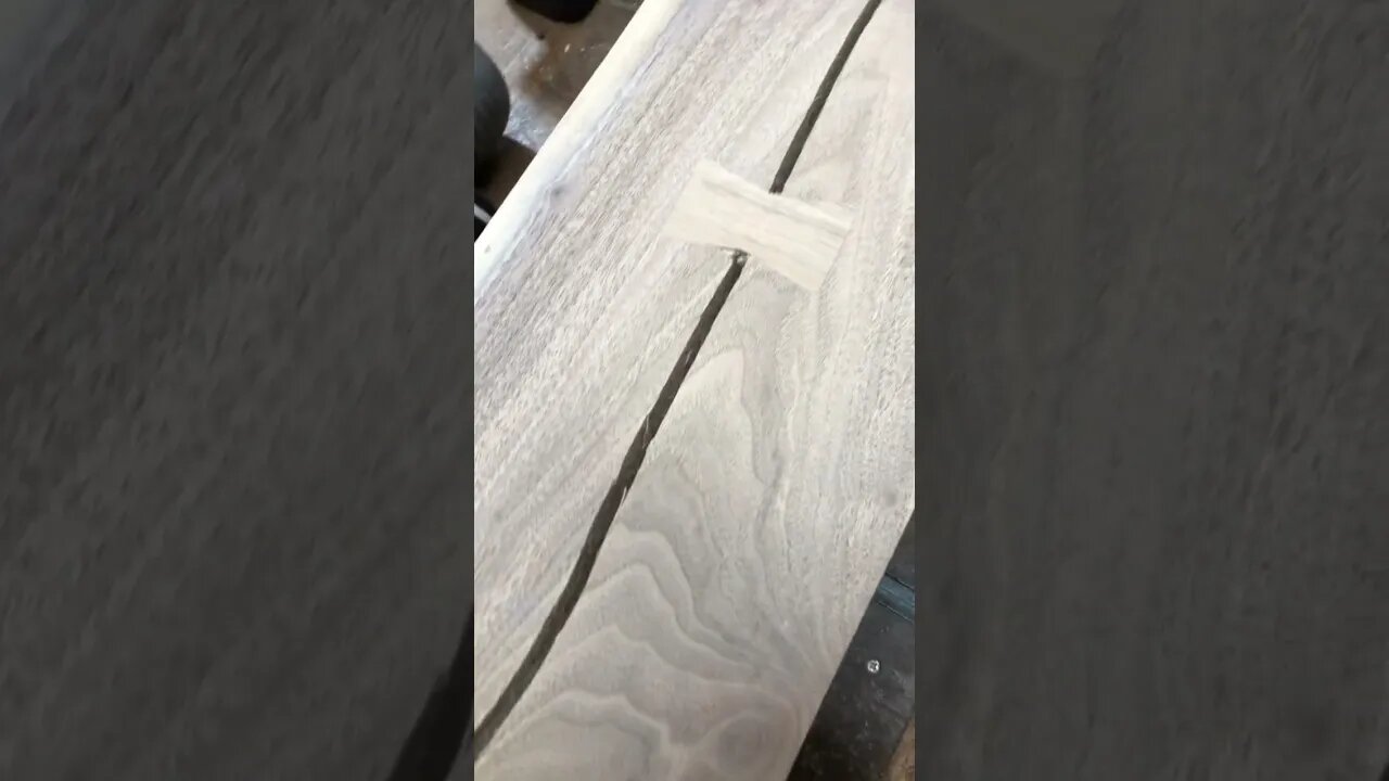 Live Edge Walnut Mantelpiece - part 3