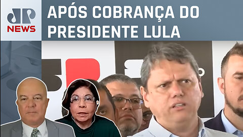 Tarcísio diz que fará o possível para comparecer a evento do PAC em SP; Motta e Kramer comentam