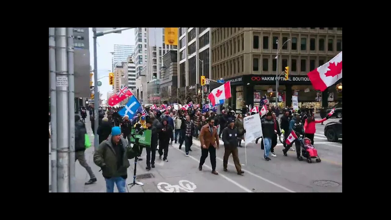 Australia no longer alone. Canada marching for you and Freedoms!