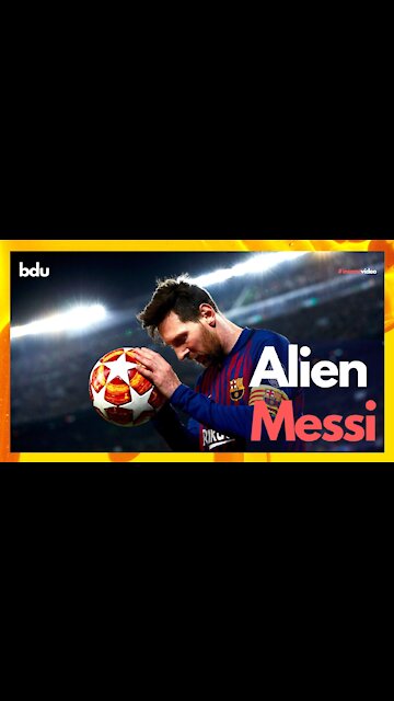 Alien ⚽ Messi ⚽ Just Fabulous 😲 #shorts