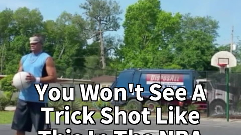 You Won't See A Trick Shot Like This In The NBA