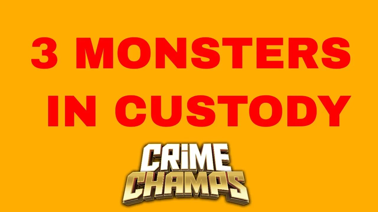 3 Monsters In Custody | Interrogation | Police Interview