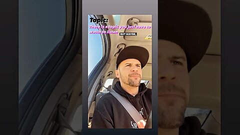 There is a topic you just have to watch and listen #viral #shorts