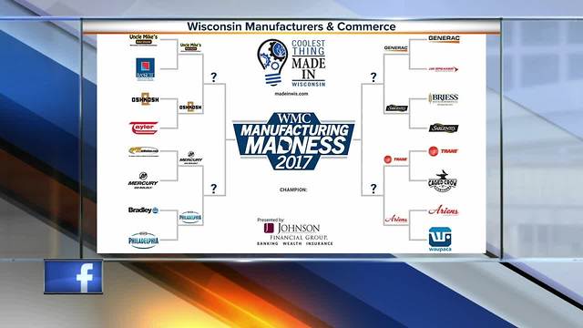 Top four announced for Coolest Thing Made in Wisconsin