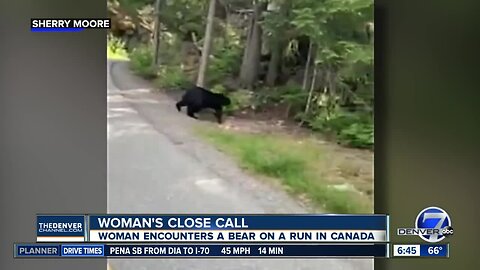 Colorado woman tells tale of coming face to face with a charging bear