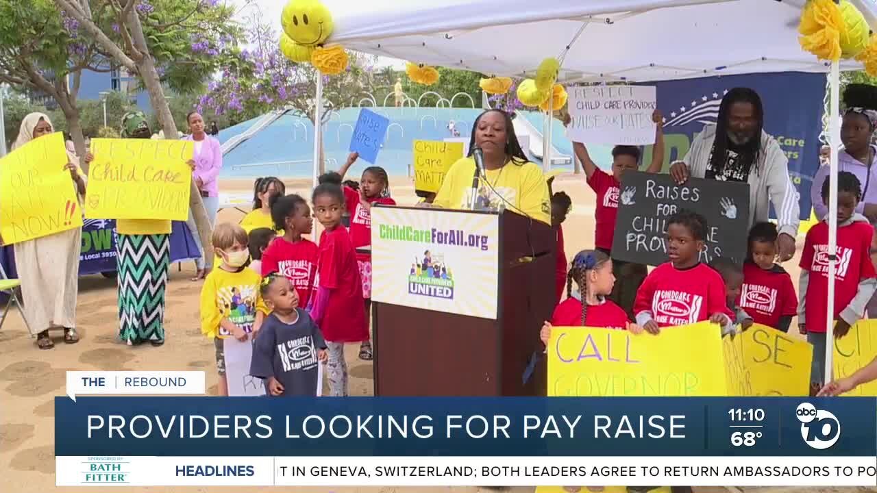 San Diego child care providers seeking help from California