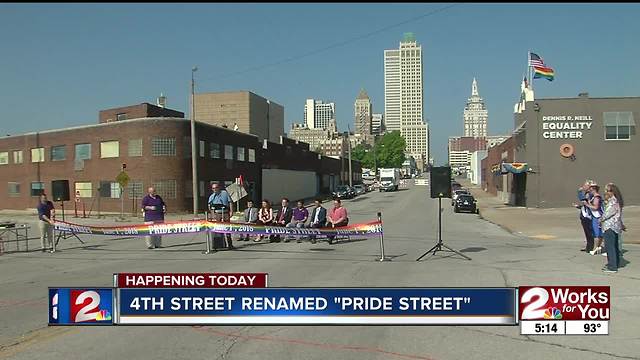Tulsa renames street Pride Street