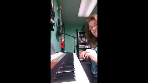 Practicing piano with "Revolutionary Etude" by Chopin