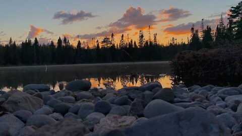 Sunset High Rock Bay