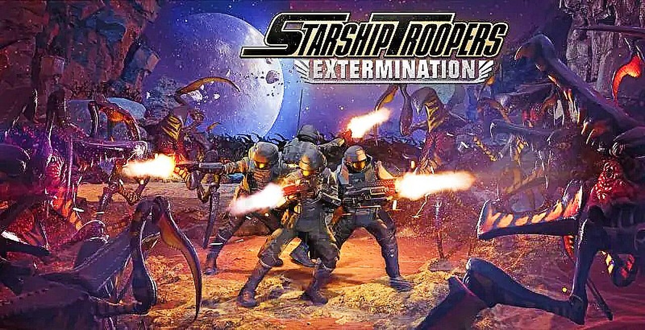 We battle GIANT BUGS | Starship Troopers: Extermination