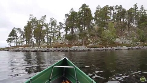 Norwegian Wilderness Canoe Tour. Exhausted, overturned in the rapids. last two days * 11