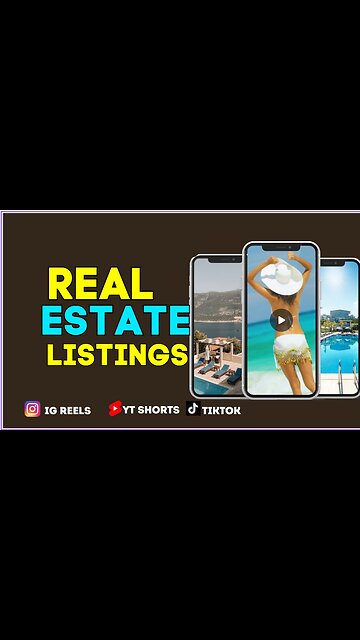 Real estate Instagram and TikTok reels.