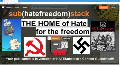 SUBHATEFREEDOMSTACK.COM.HATE - The home of hate for the freedom...