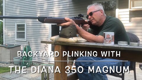 Backyard plinking Diana 350 magnum testing pellets crosman premier hollow points air arms diabolo