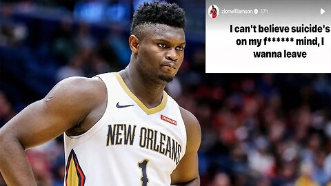 Pelicans star Zion Williamson makes DISTURBING post on Instagram about ENDING HIS LIFE! Get help!