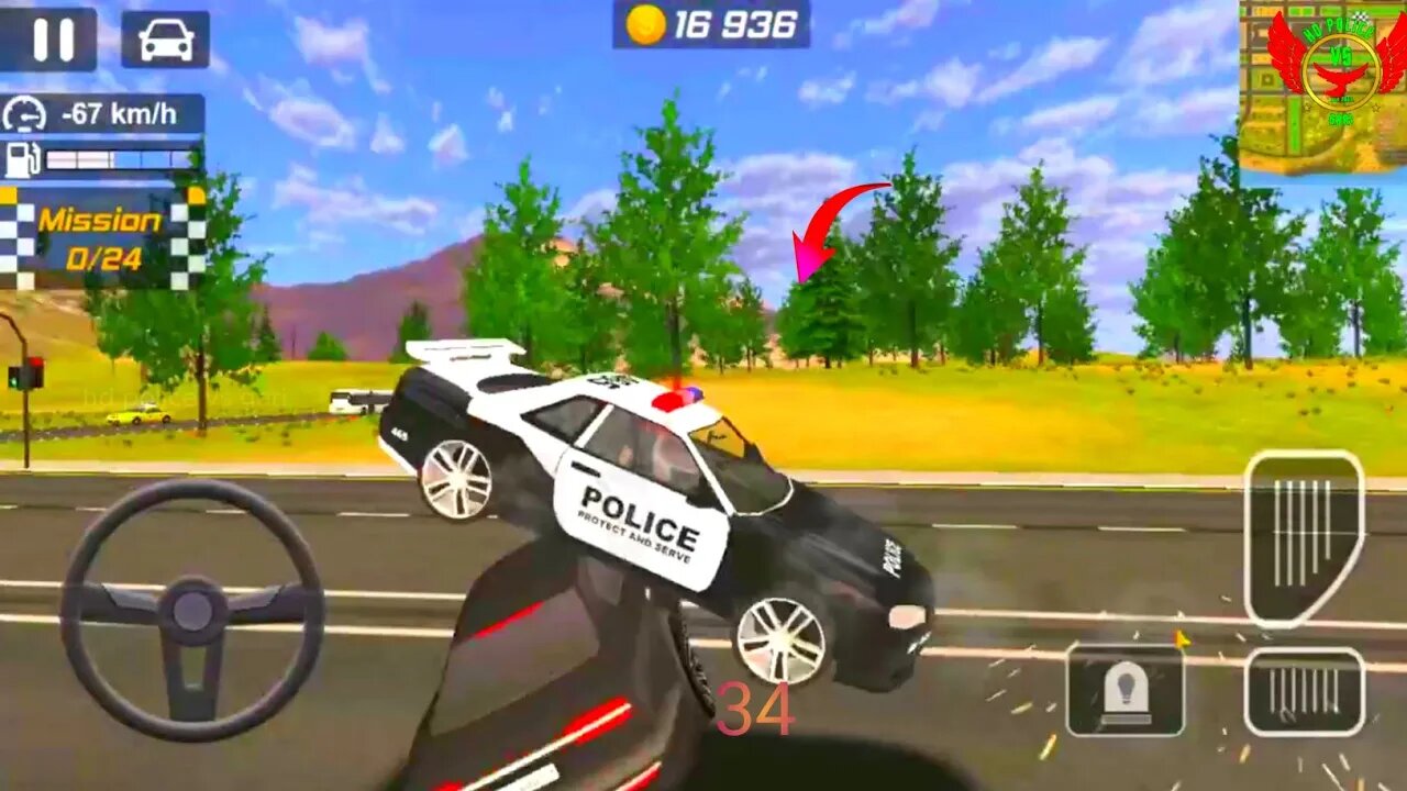 HD police vs gari game #634 police Gameplay Best Car Games Drift Gari Driving 2023 Android