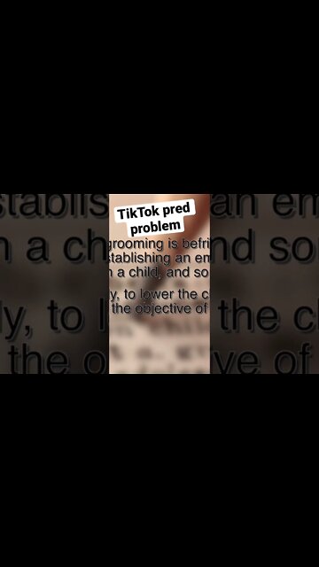 TikTok pred problem #shorts #tiktok #exposed