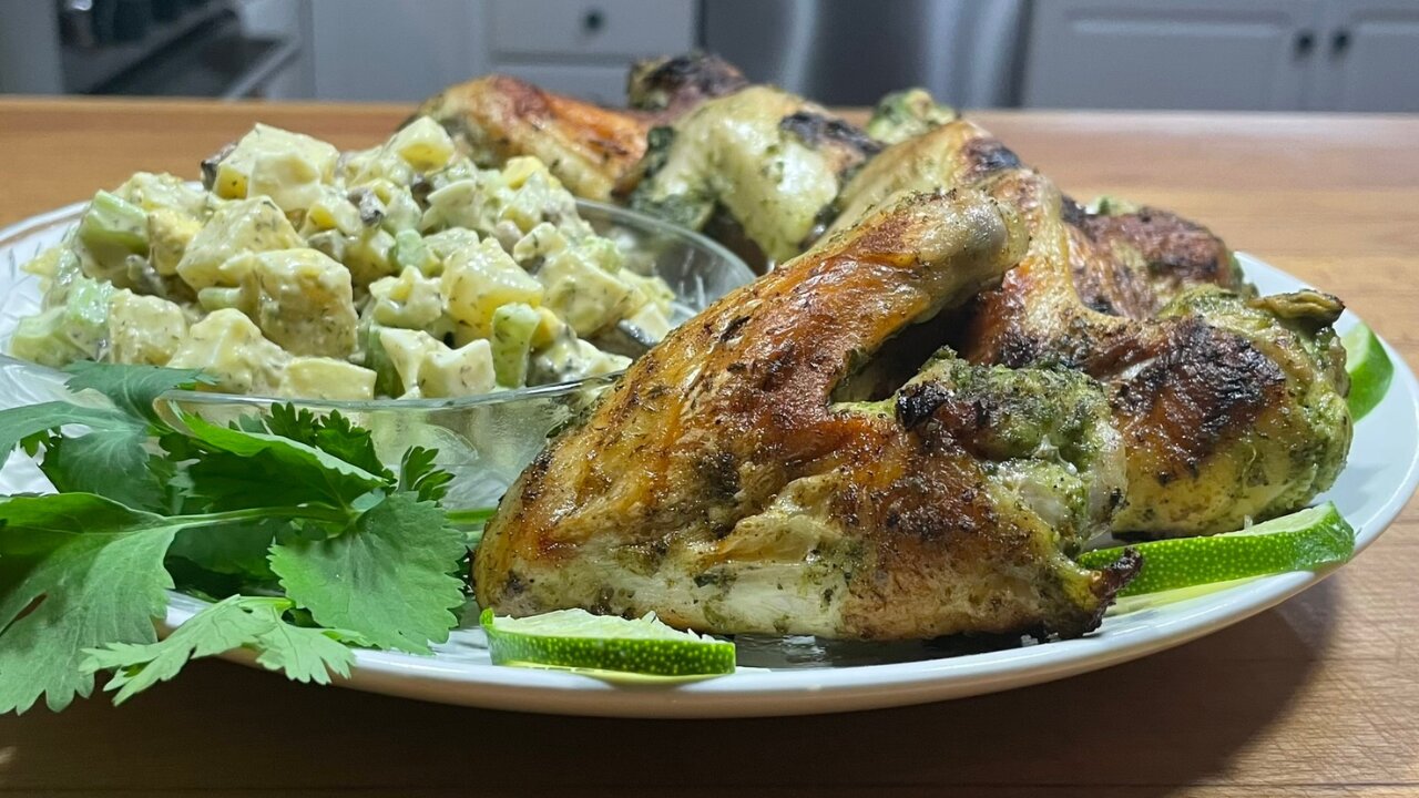 Cilantro Lime Grilled Chicken Wings