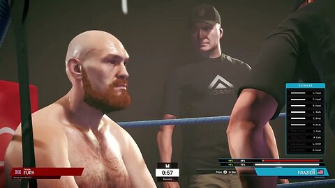 Undisputed Online Ranked Gameplay Joe Frazier vs Tyson Fury