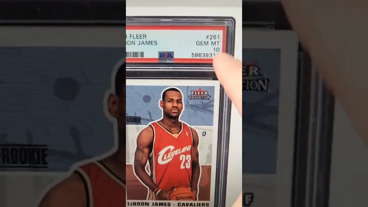 Lebron James Rookie Card Price! #shorts #sportscards