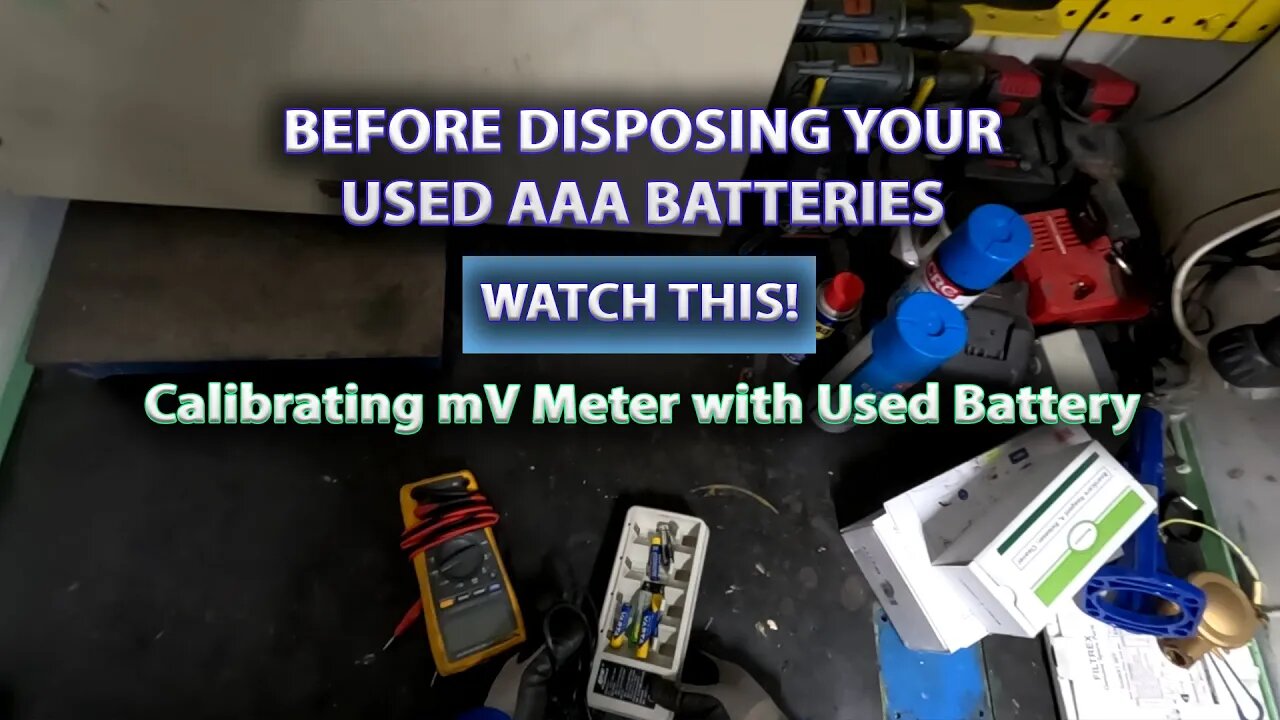 PROBED! Calibrating mV Meter with Used AAA Batteries