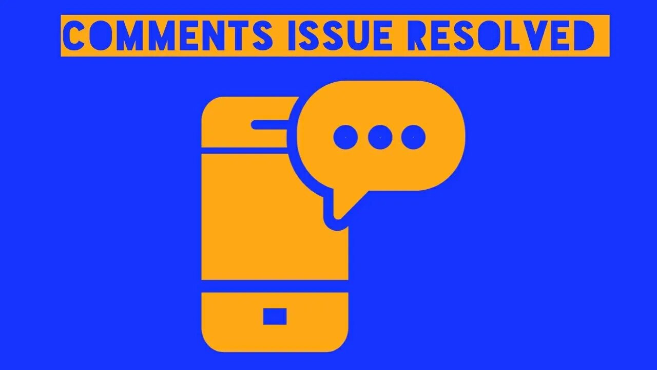 COMMENTS ISSUE RESOLVED