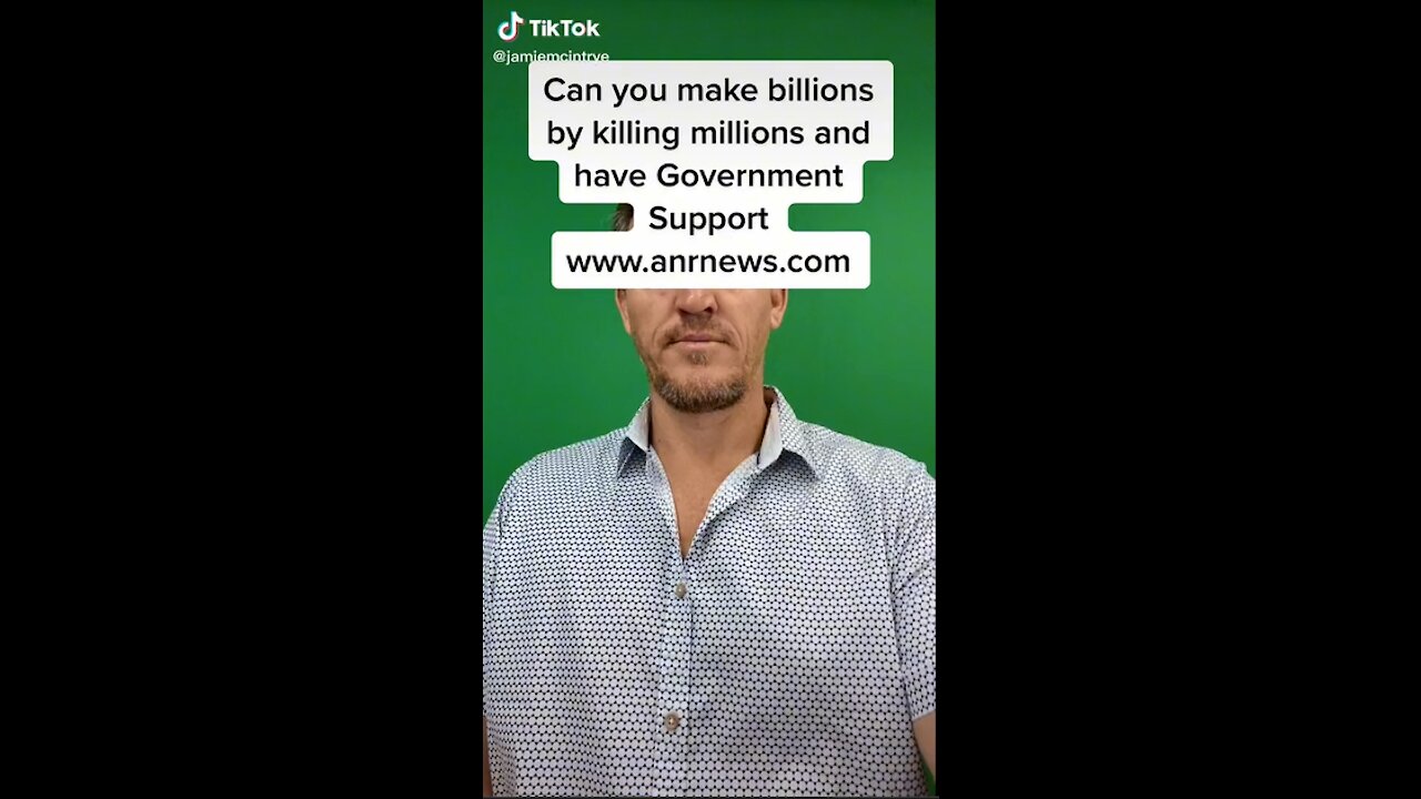 Can You Make Billions by Killing Millions With Government Support?