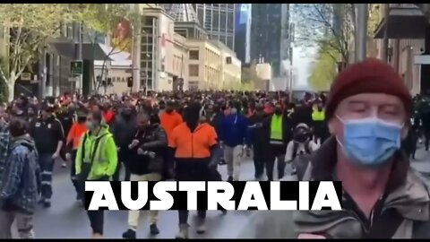 PROTESTS against vaccine mandates/tyranny AROUND THE 🌎WORLD