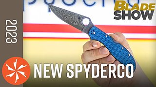 New Spyderco Knives at Blade Show 2023 - KnifeCenter.com