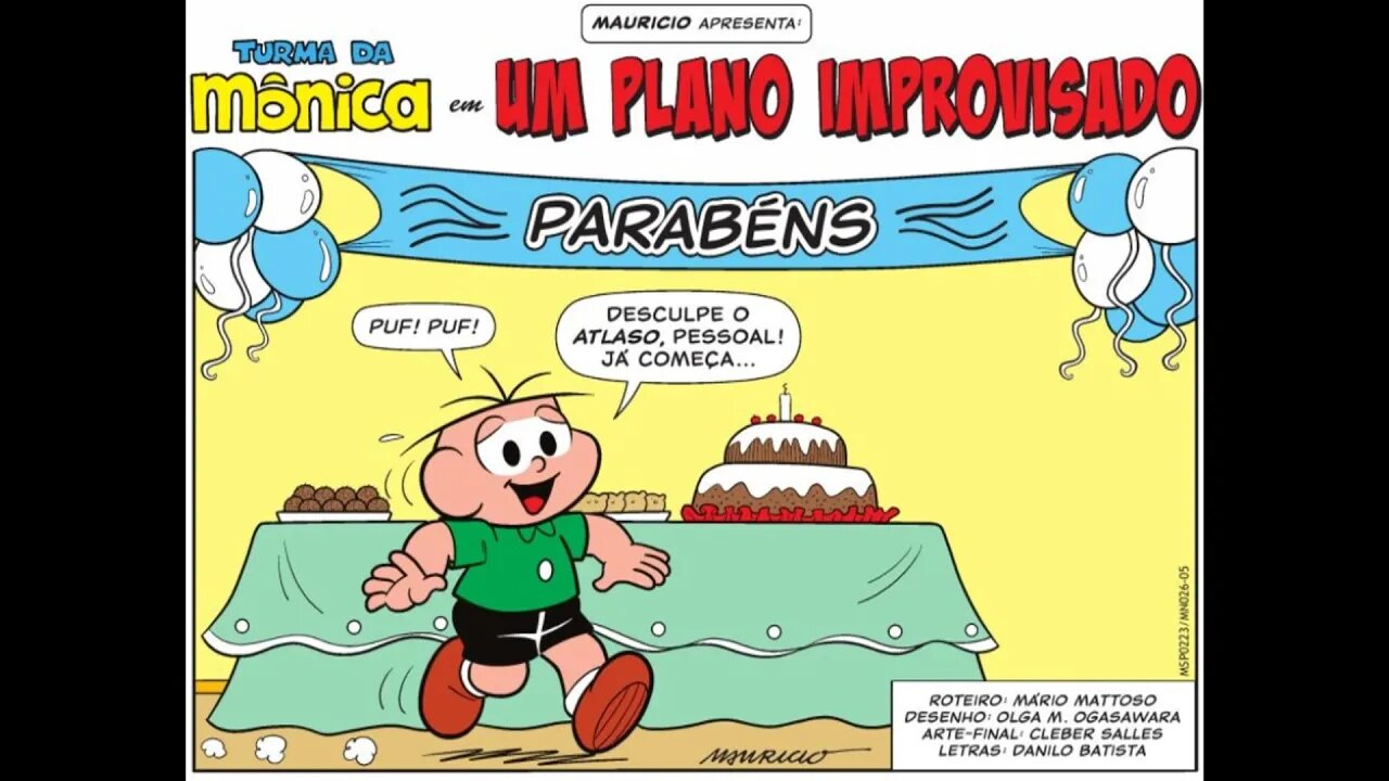 Turma da Mônica em-Um plano improvisado | Gibis do Rapha 2