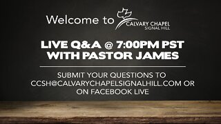 (Originally Aired 05/12/2020) May 11th - Q&A with Pastor James Kaddis