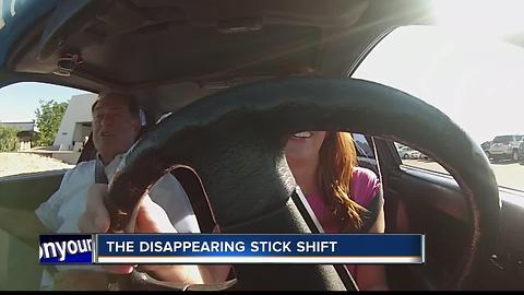 The disappearing stick shift