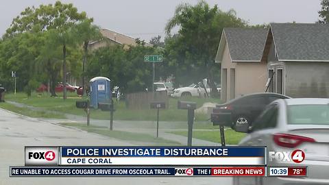 Police Investigation Disturbance