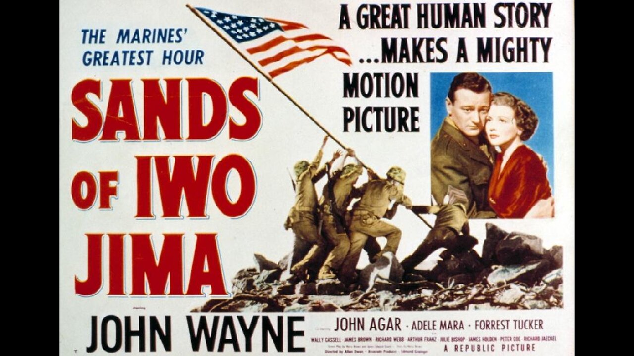 SANDS OF IWO JIMA 1949 John Wayne, John Agar & Forrest Tucker FULL MOVIE in HD