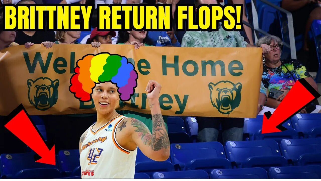 Brittney Griner's WNBA RETURN To Home State TEXAS FLOPS! NEARLY HALF THE ARENA is EMPTY!