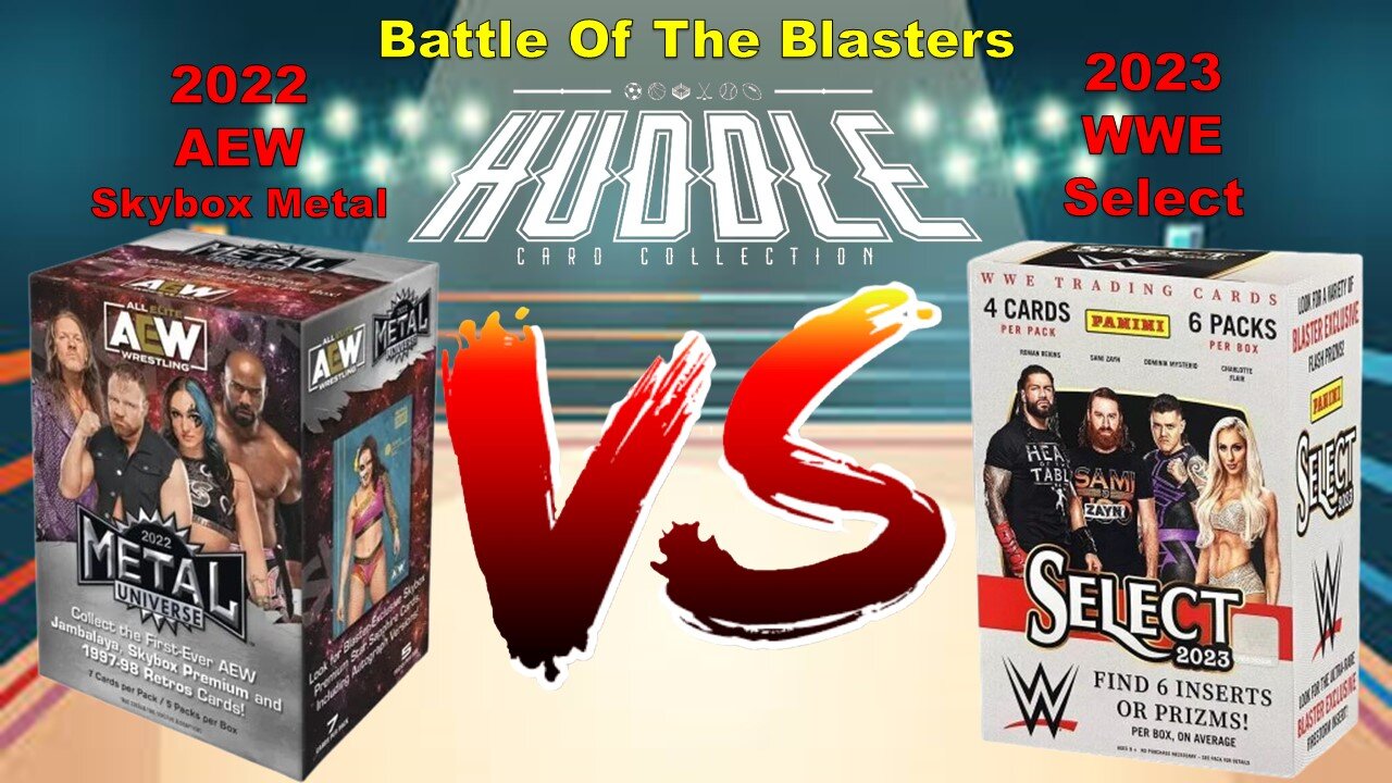 Battle Of The Blasters AEW Skybox Metal vs WWE Select Part 2. We Hit Gold. Who Will Win??