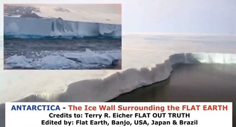 The Ice Wall Surrounding Flat Earth