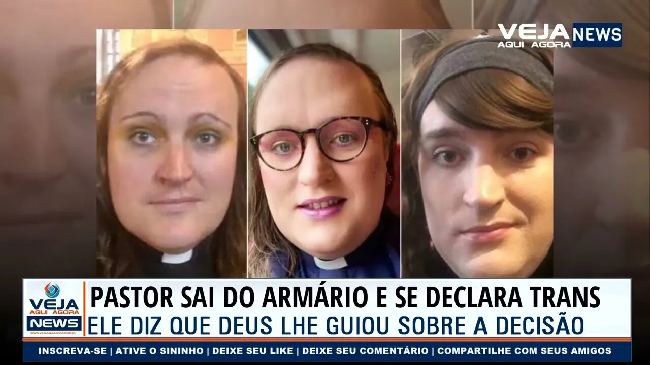 PASTOR SAI DO ARMÁRIO, SE DECLARA TRANS E DIZ QUE DEUS LHE GUIOU NA DECISÃO