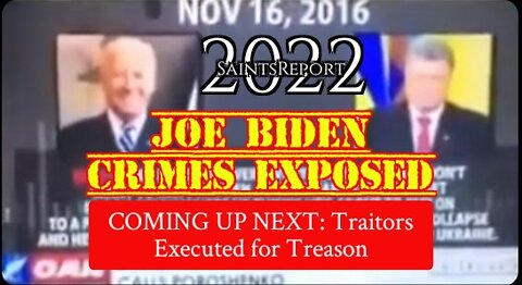 1298. 🧨⏳DECLARED Criminal Evidence Against Joe Biden 2022.