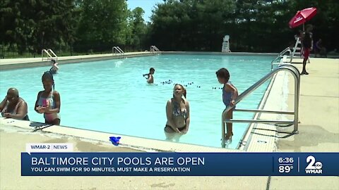 Baltimore city pools are open