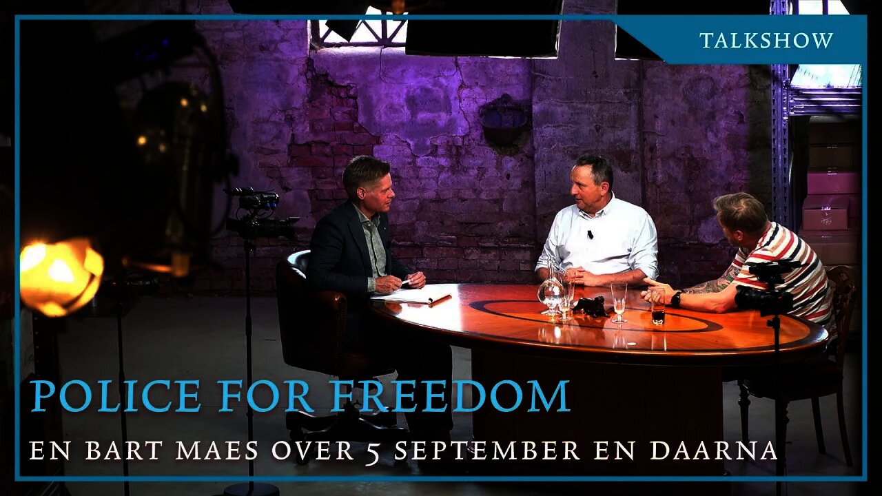 Police For Freedom en advocaat Bart Maes in de gloednieuwe Blue Tiger Zomerstudio! KIJKEN!